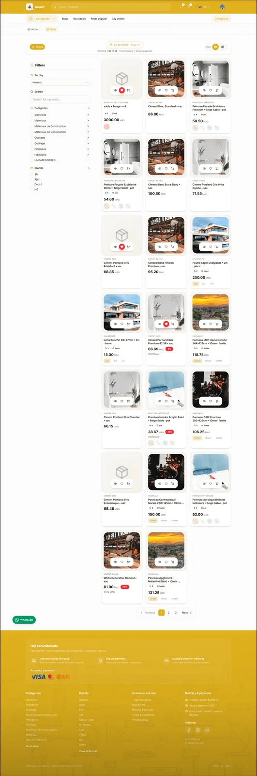 Boukir Diamond: Product catalog